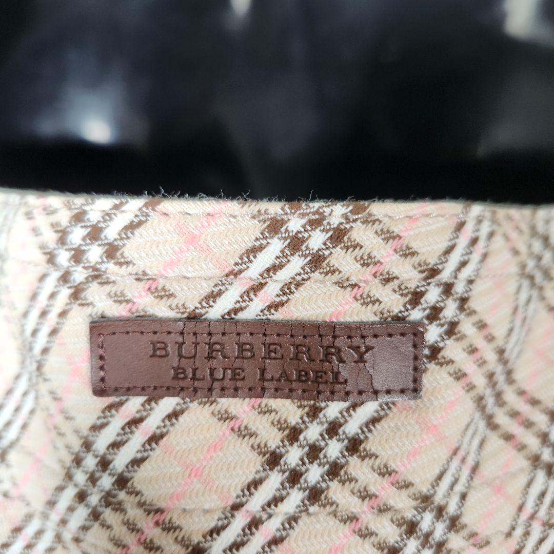 希少　美品　BURBERRY ノバチェック　ワンピース　牛革ベルト　y2k　S