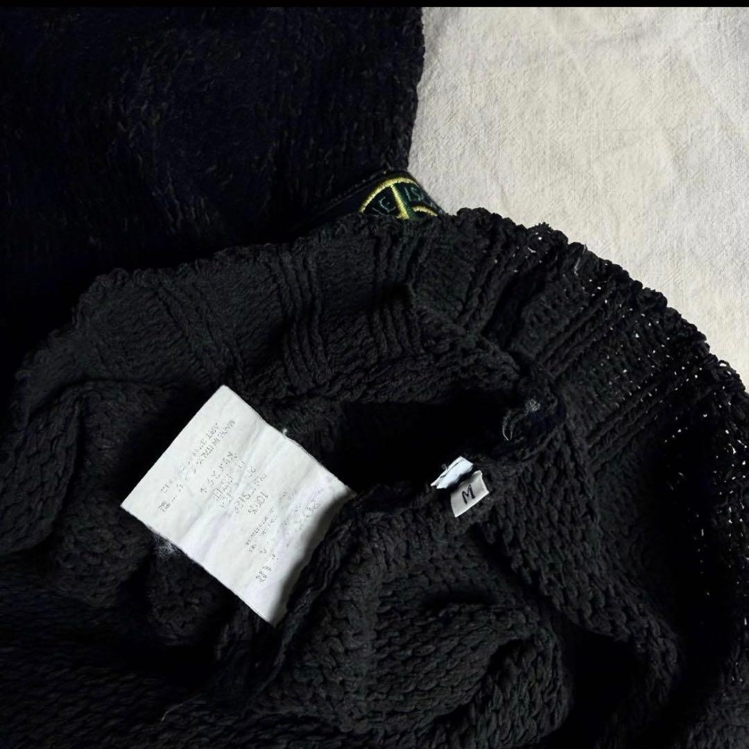A*様 90s-00s STONE  ブラック ニット セーター