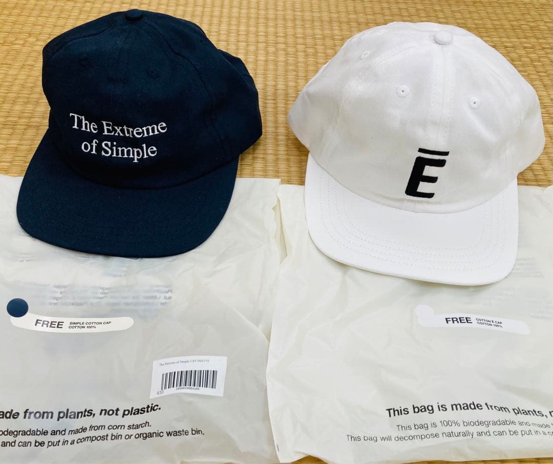 帽子 ennoy PROFESSIONAL COTTON CAP NAVY white