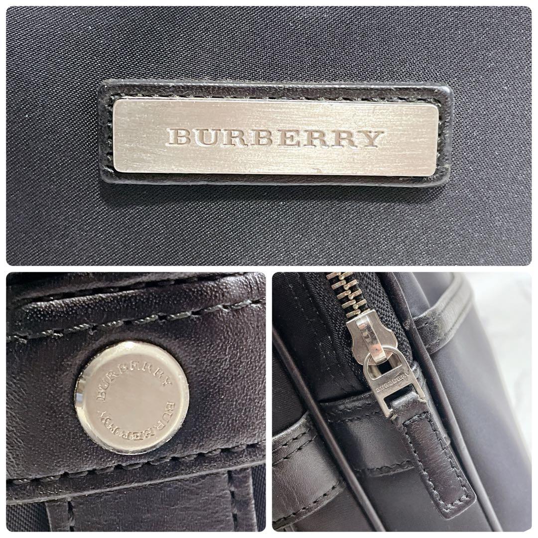 美品✨BURBERRY ショルダーバッグ 二層 ナイロン レザー ノバチェック