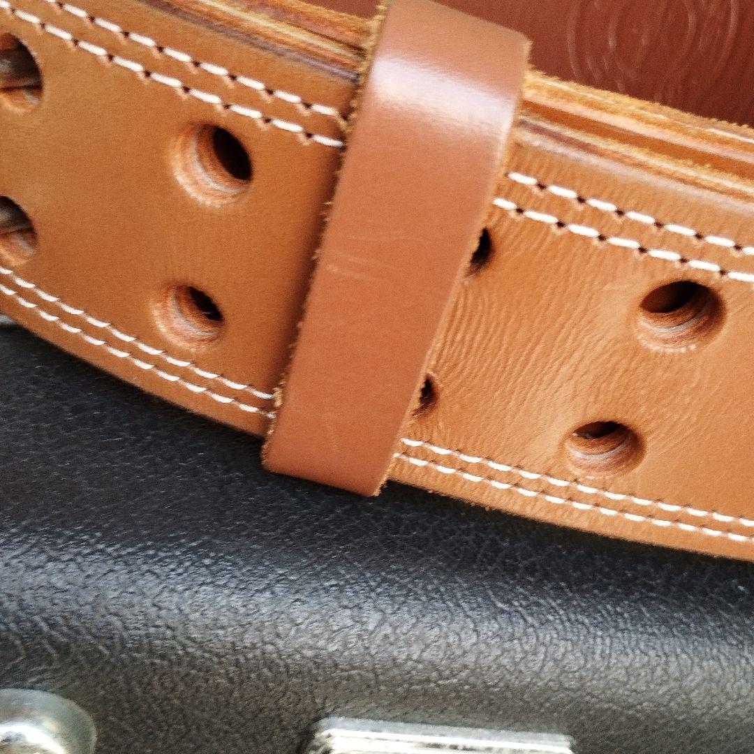 ゴールドジム プロレザーベルト Lサイズ