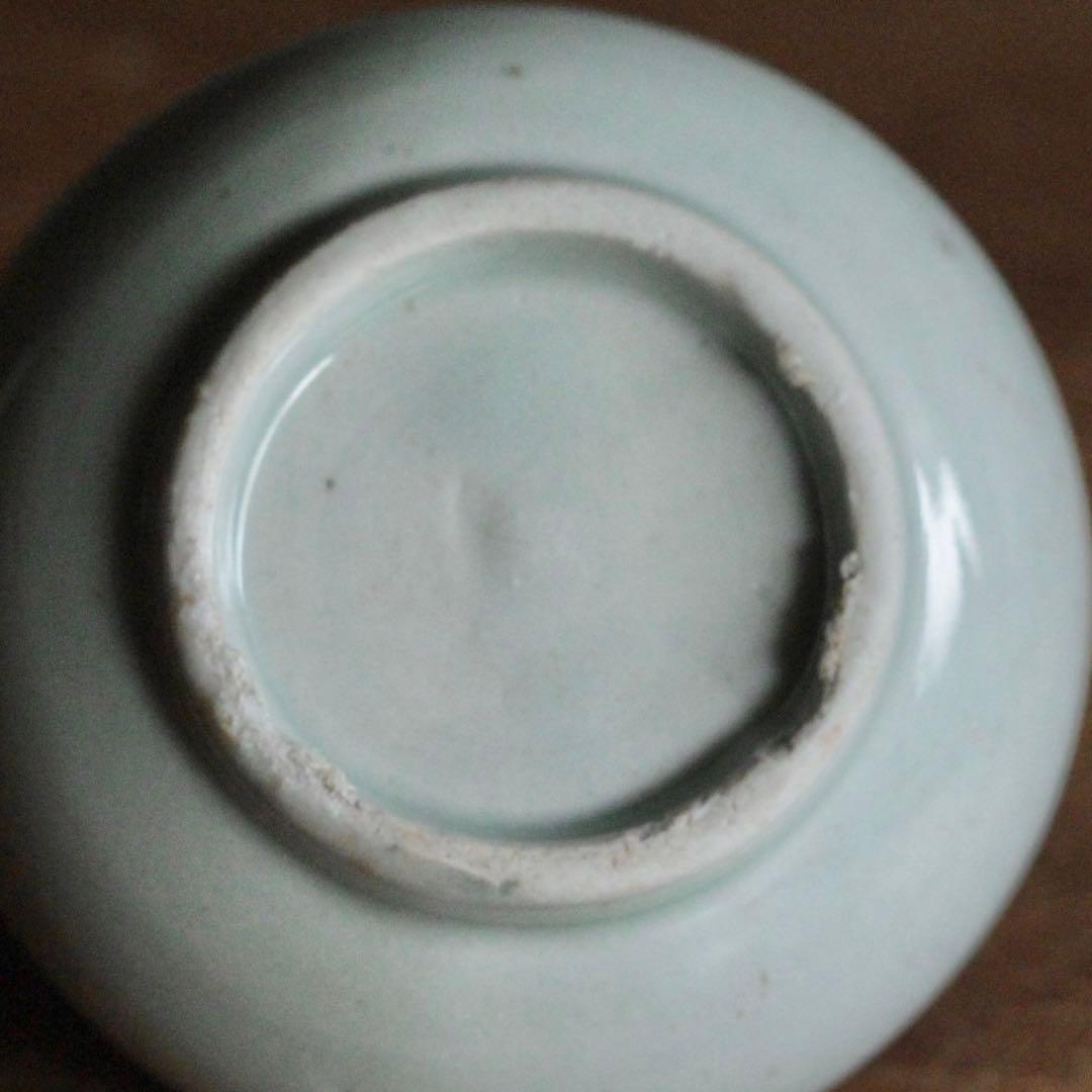 蝶がいる 染付 徳利 古美術 酒器 古道具 アンティーク