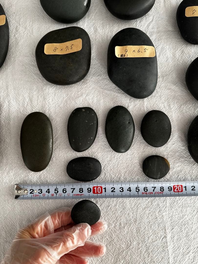 ホットストーン 玄武岩 35個 ラベンダーヒル アリゾナ