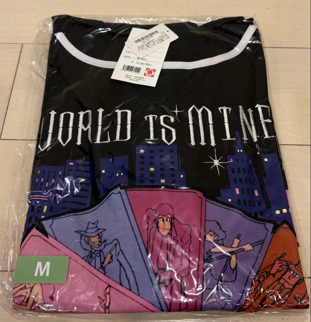 峰不二子　ルパン三世 ベースボールシャツ M