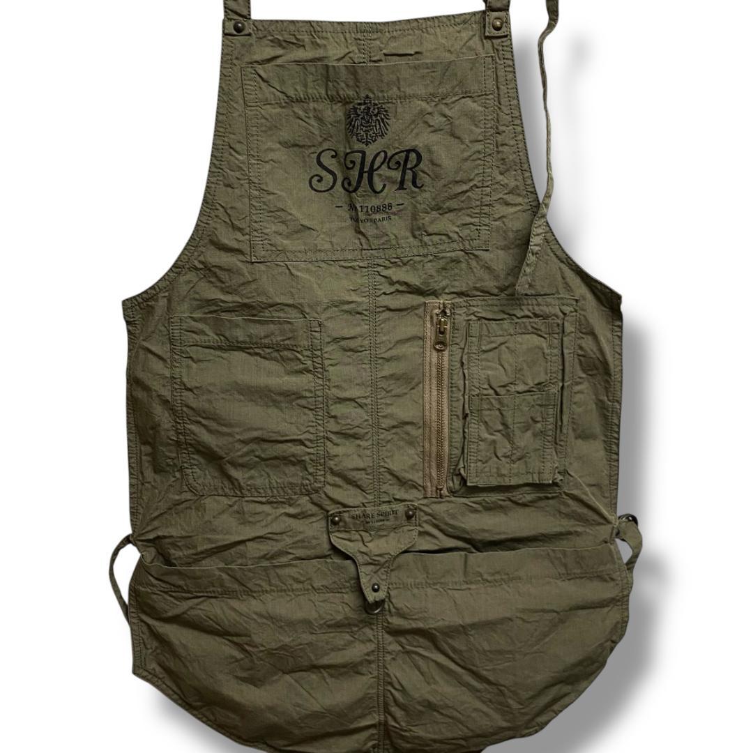 SHARE SPIRIT シェアースピリット　ミリタリー エプロン　フリーサイズ