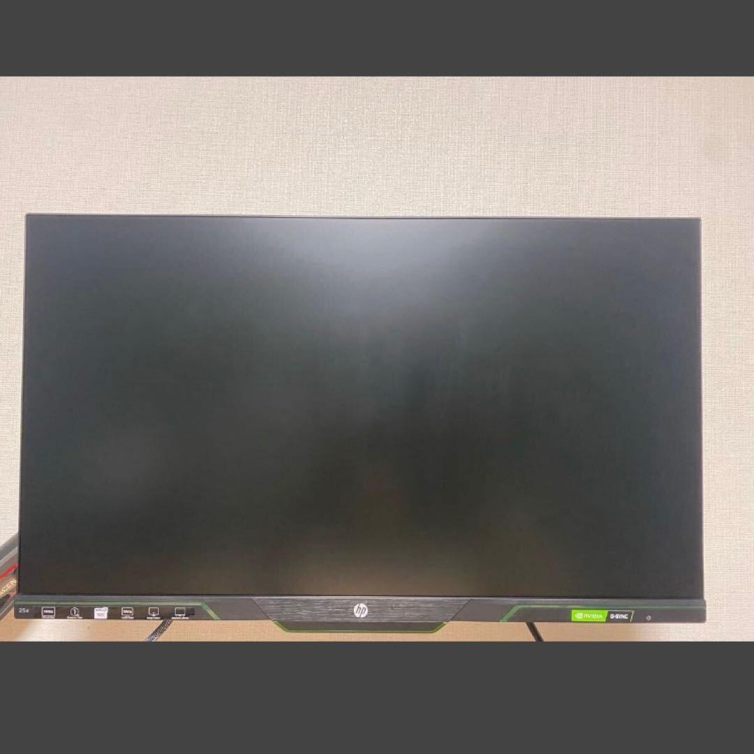 HP 25X 144HzフルHDモニター（24.5インチ）ゲーミングディスプレイ