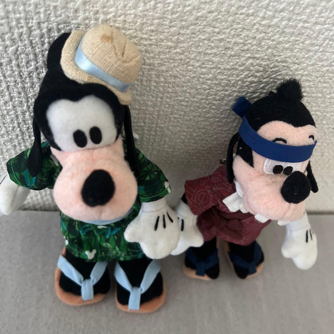 グーフィーぬいぐるみバッジ　マックスぬいぐるみバッジ2体　　　　まとめ売り