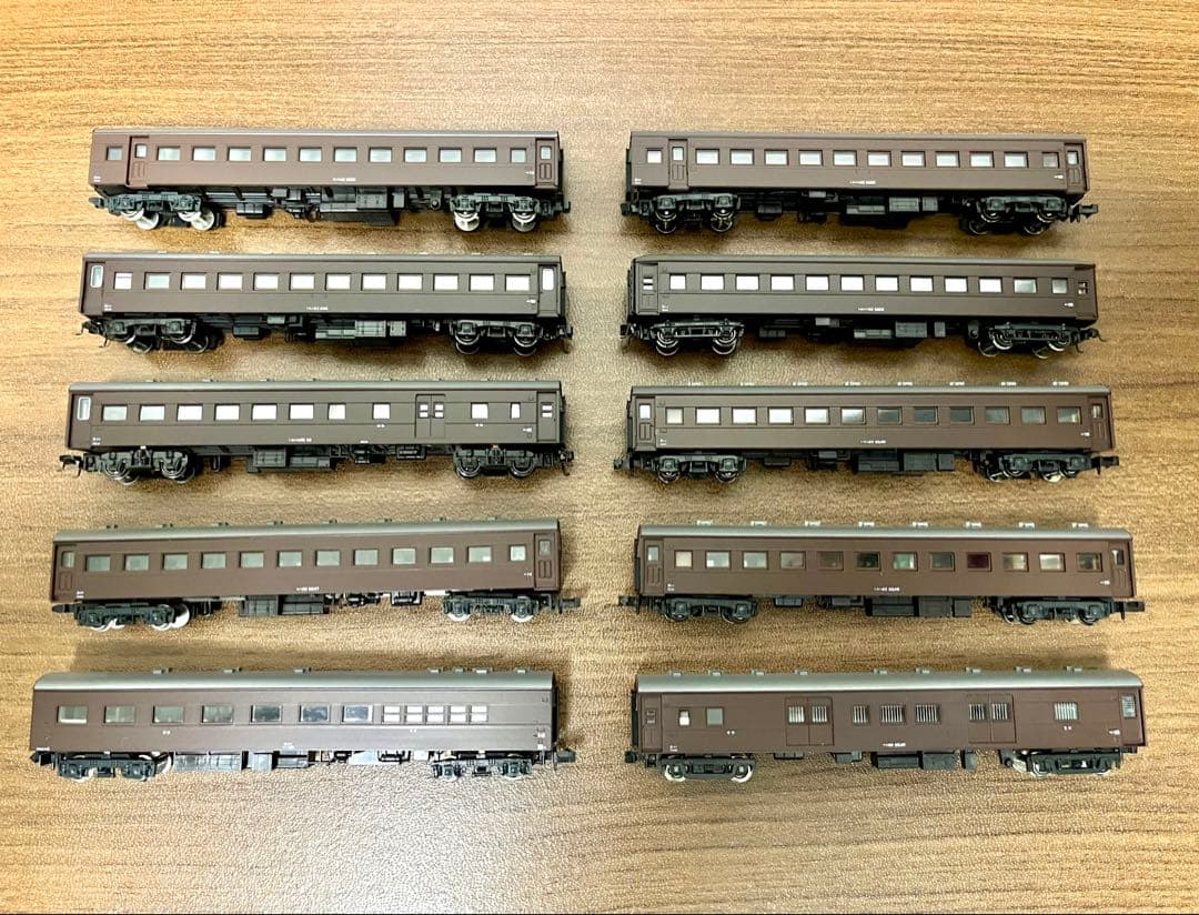 【KATO】旧型客車 茶色10両セット