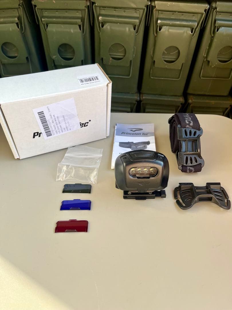 米軍放出未使用品アメリカ製 Princeton4色 タクティカル ヘッドランプ②