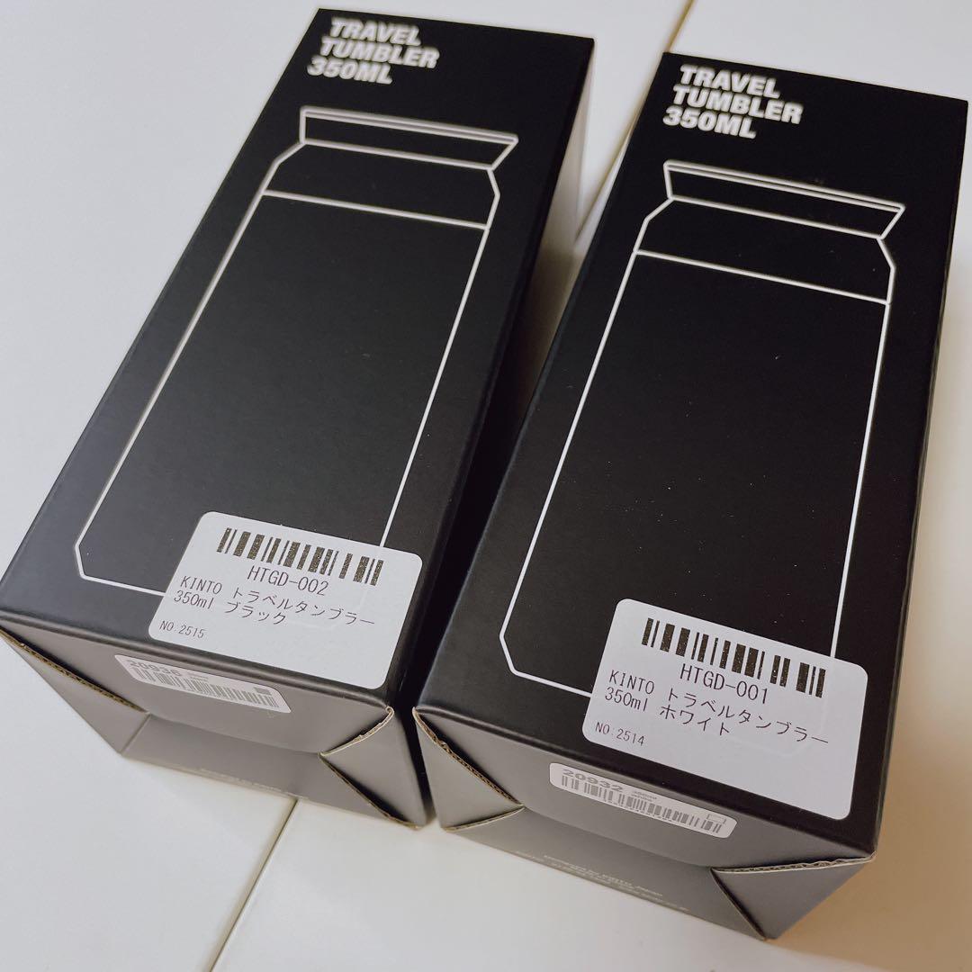 布袋 寅泰 × キントー タンブラー ブラック / ホワイト G柄ダンボール発送