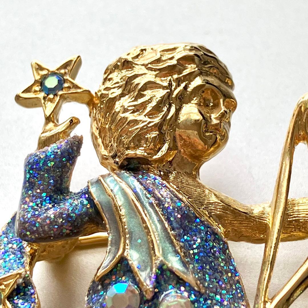 【美品】Kirks Folly カークスフォリー いて座 射手座 ブローチ