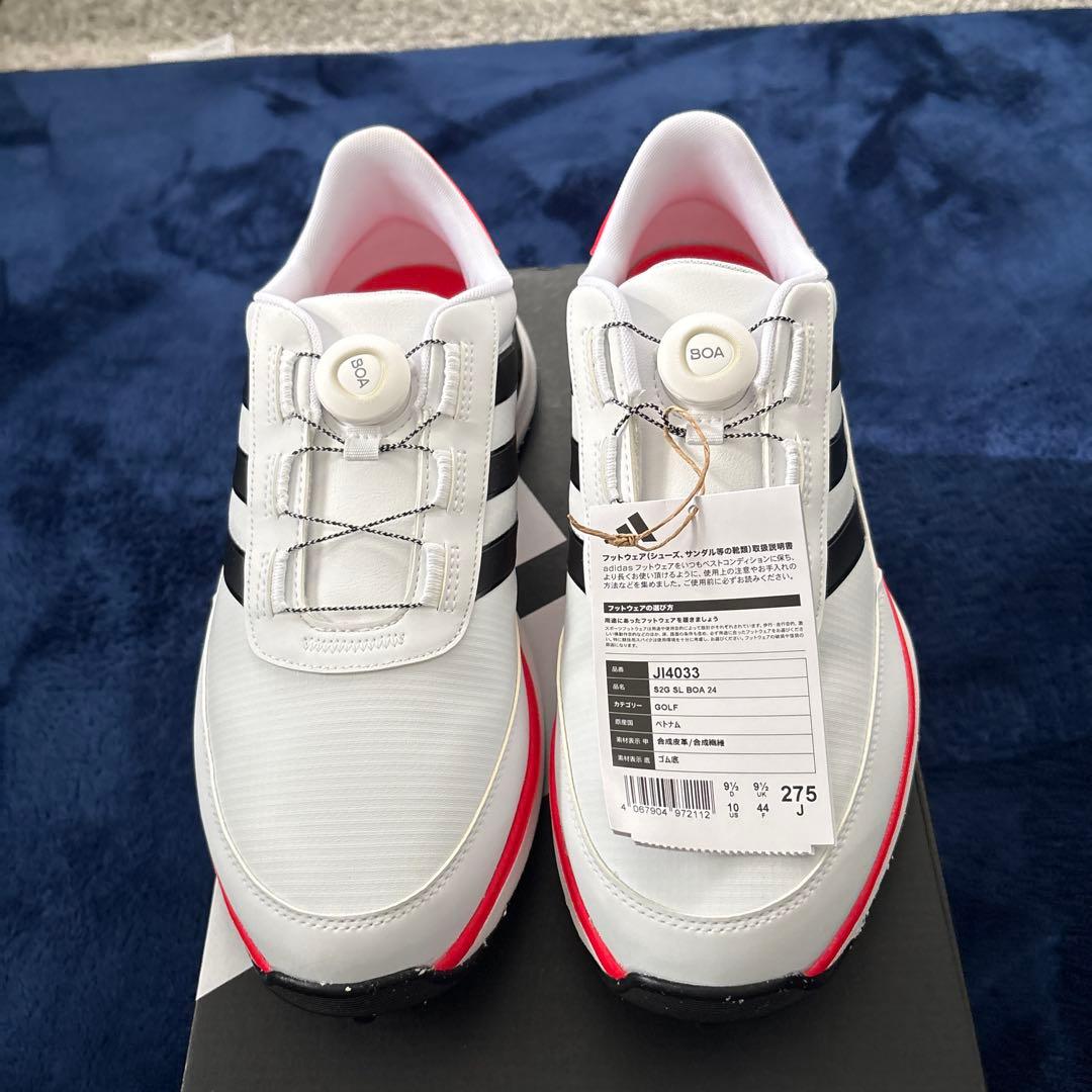 adidas ゴルフシューズ JM4033 275サイズ