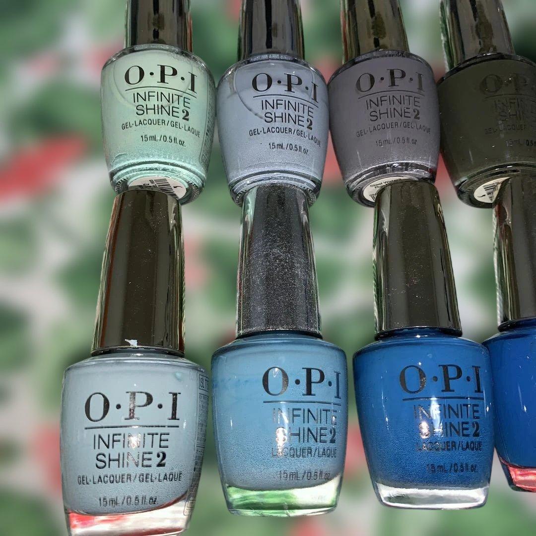 OPI インフィニットシャイン　ダークカラー系セット