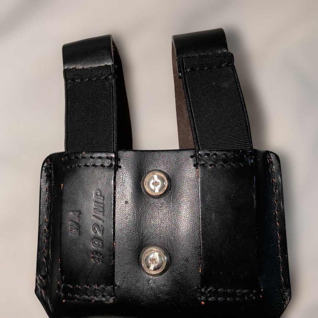 WA ベレッタM92FS　固定スライドガスガン　マガジン多数　ポーチ付き