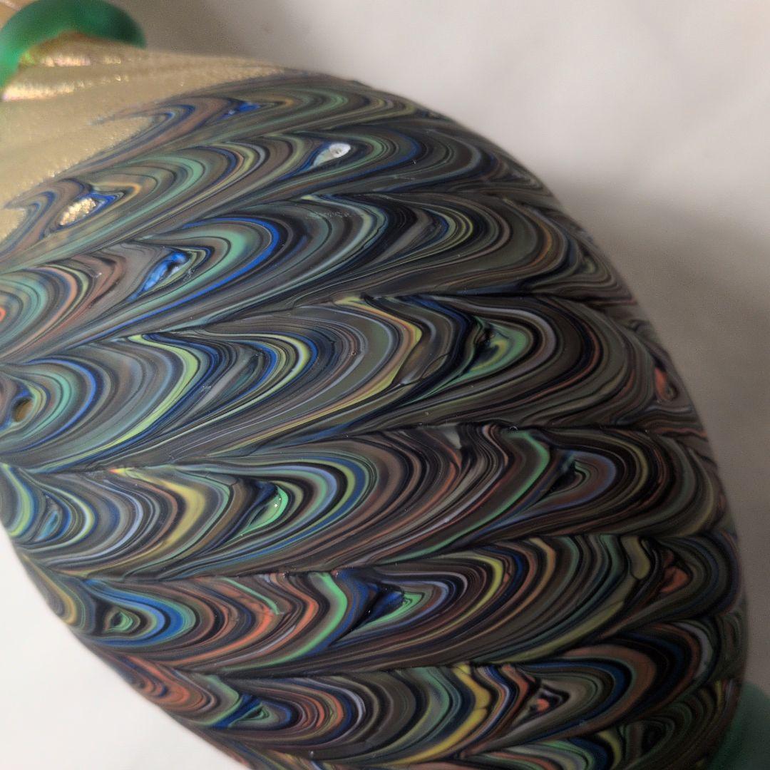 津軽びいどろ？美しいデキャンタ　作者不明