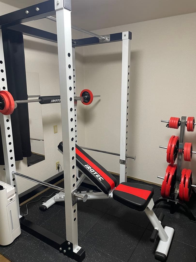【直接取りに来れる方】ホームジムセット アイロテック パワーラック V-MAX