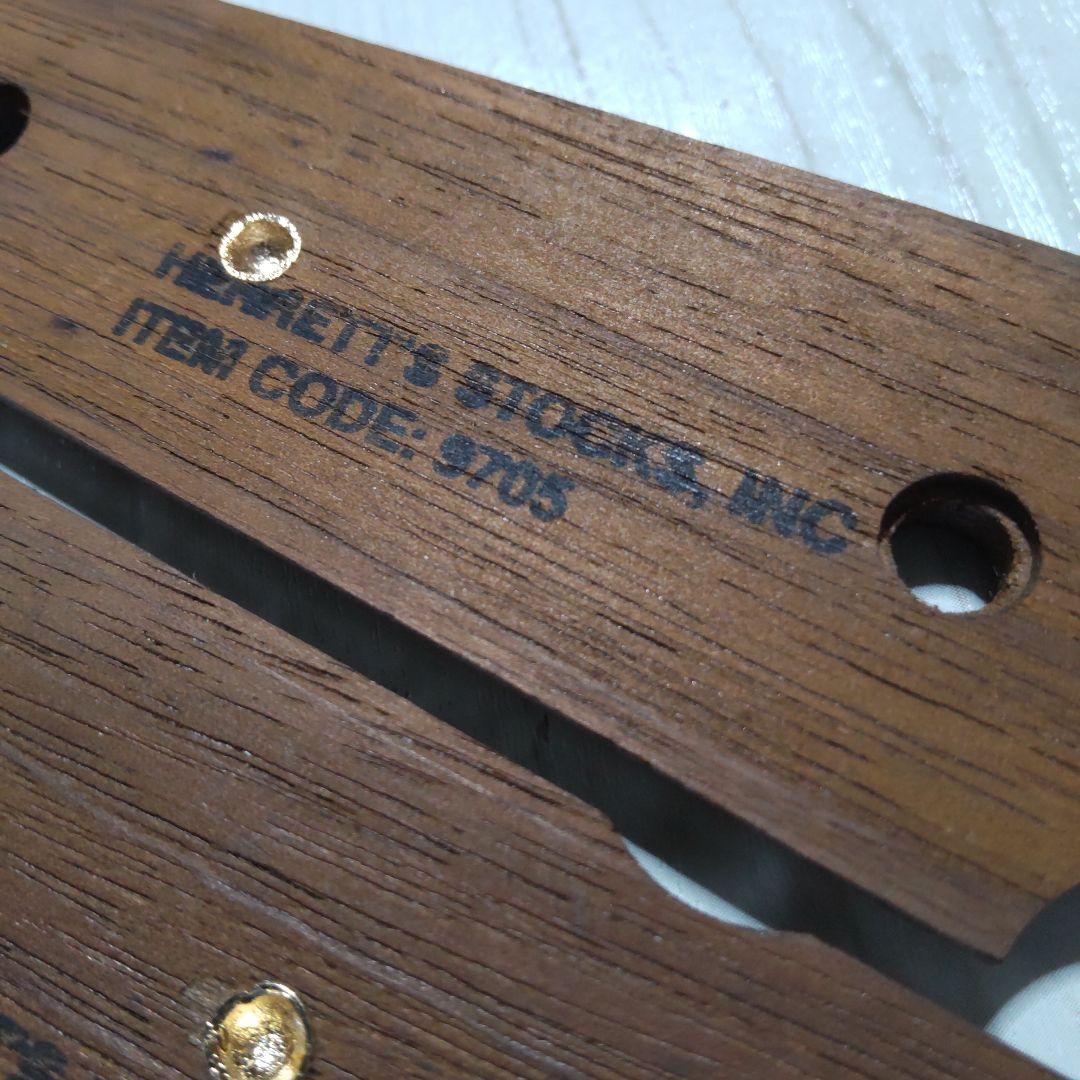 老舗 ヘレッツ社 ガバメントオフィサーズ用木製グリップ 中古扱い