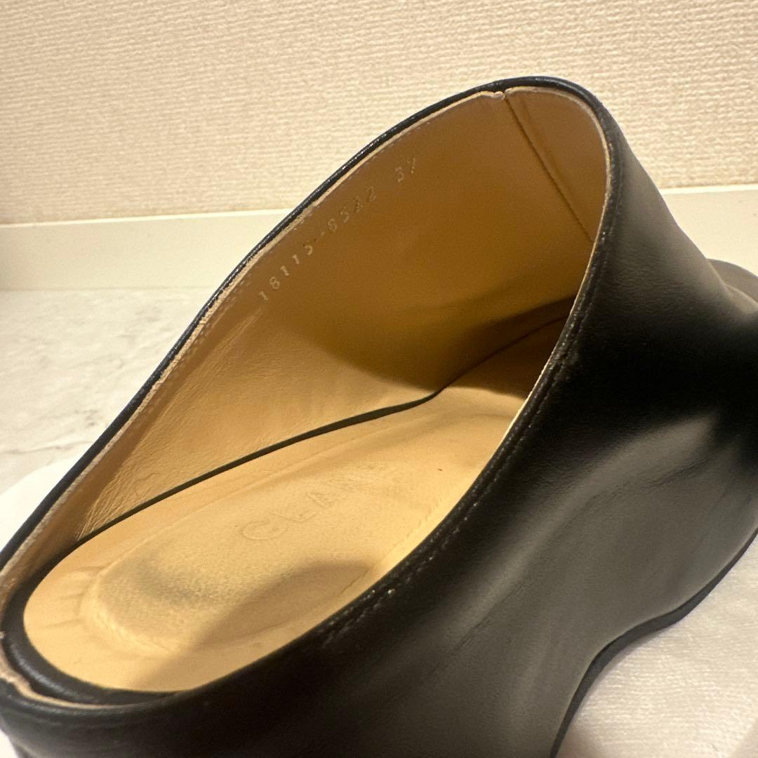 美品CLANE クラネ PLATFORM CLOGS サボ ブラック 37サイズ