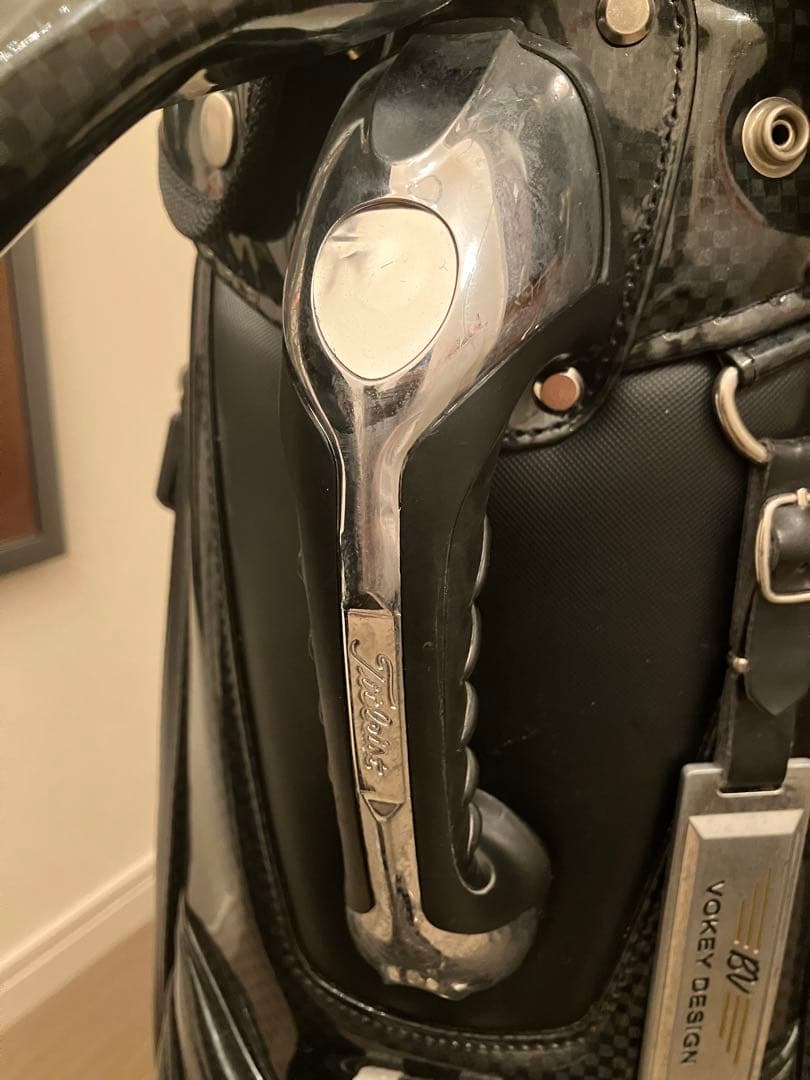 希少！タイトリスト　ボーケーデザイン　3点式キャディバッグ