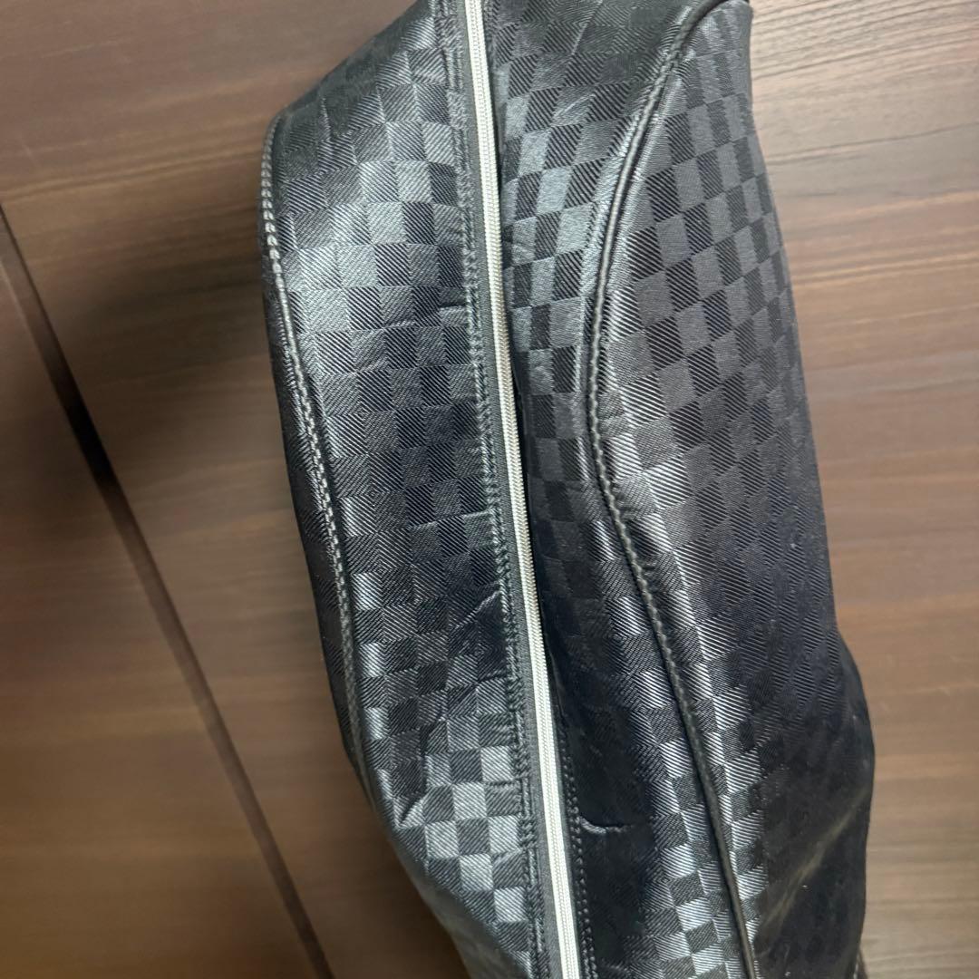 XXIO キャディバッグ チェック柄 ブラック ゴルフバッグ