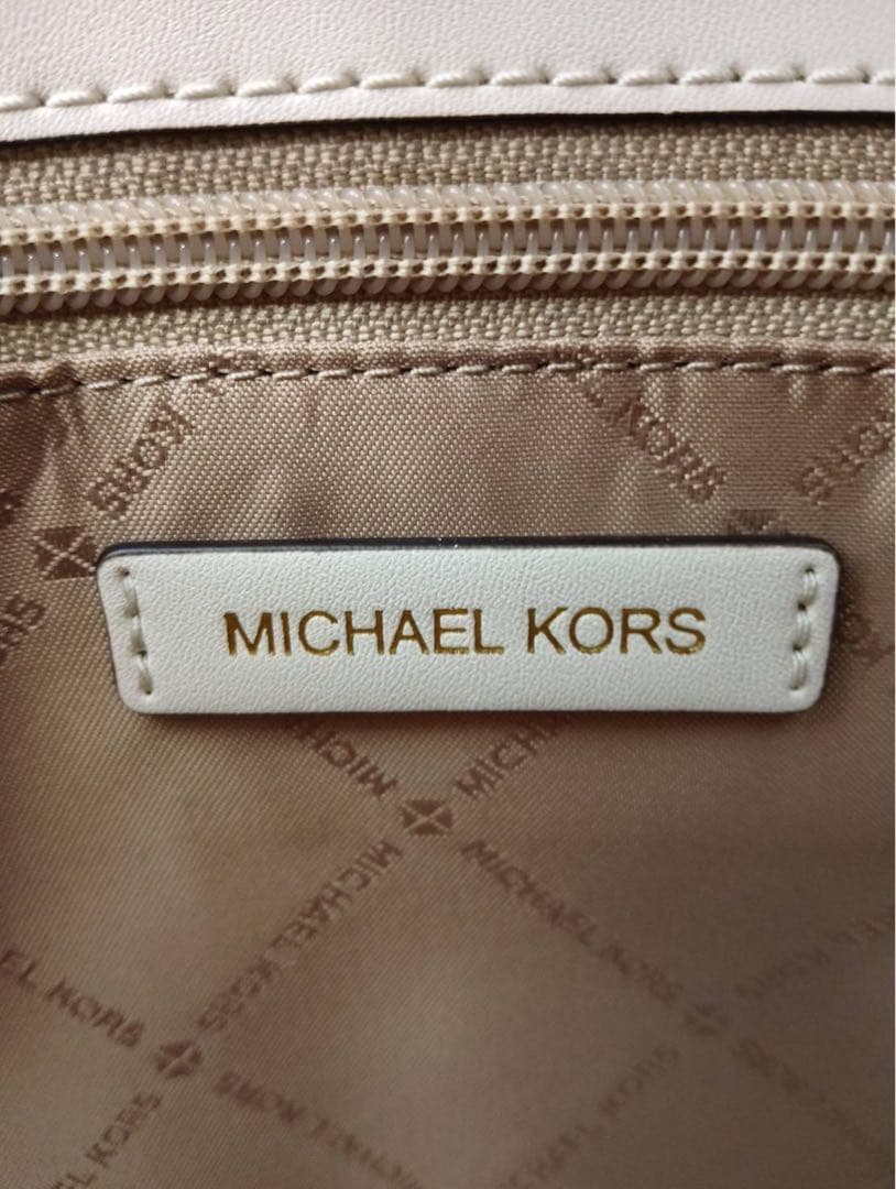 【美品】MICHAEL KORS MKロゴハンドバッグ