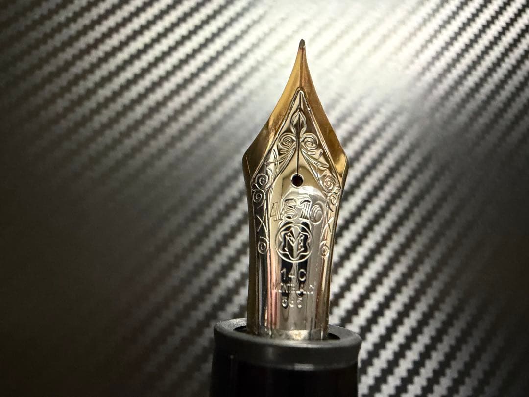 極美品 Mont Blanc 149 万年筆 14C 中白 F 細字