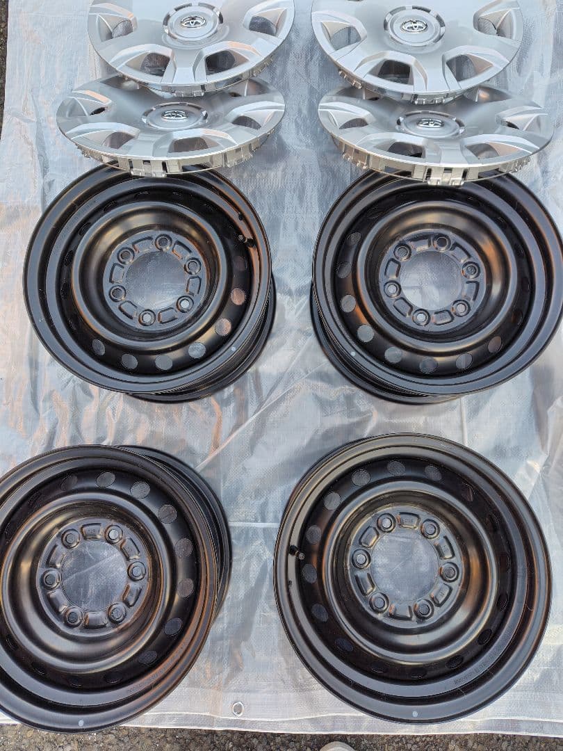 ハイエース15インチ ホイールセット 新車外し　手渡し希望