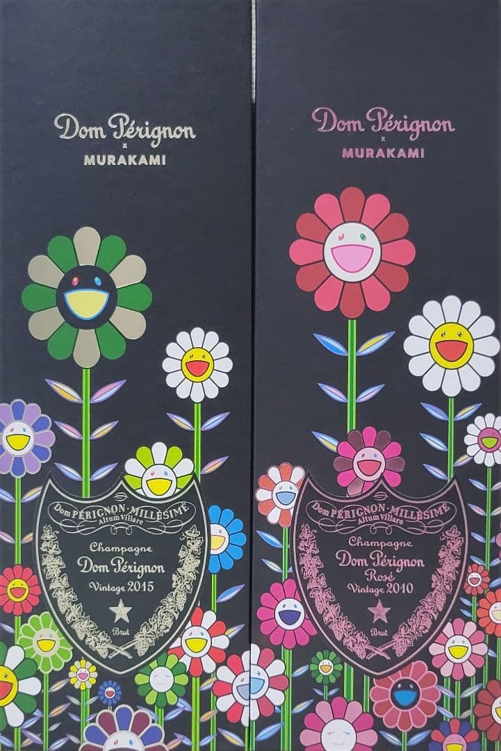 8*す様 Dom Pérignon Murakami 白、ロゼセット※空ビン、専