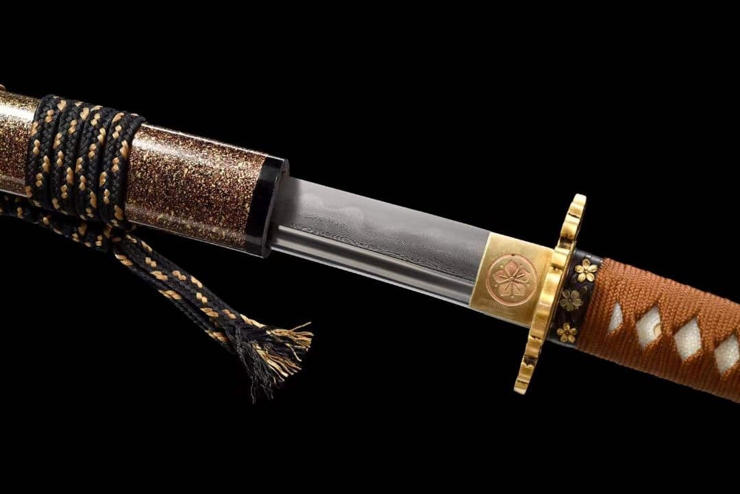 26寸模様鋼焼刃三色研磨真横手武士刀『知秋』武具　刀装具　日本刀　模造刀 居合刀