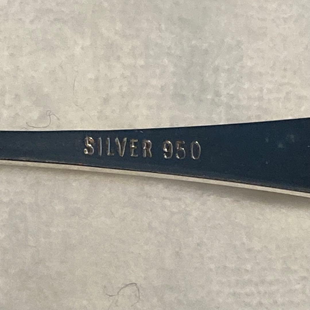 純銀スプーン2本セット　シルバー950 箱付