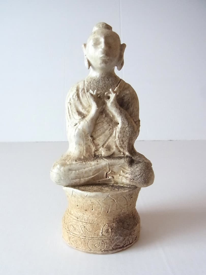 小嶋亜創『長石釉陶仏』初期伊万里 李朝 古唐津 黒高麗 オンギ くらわんか