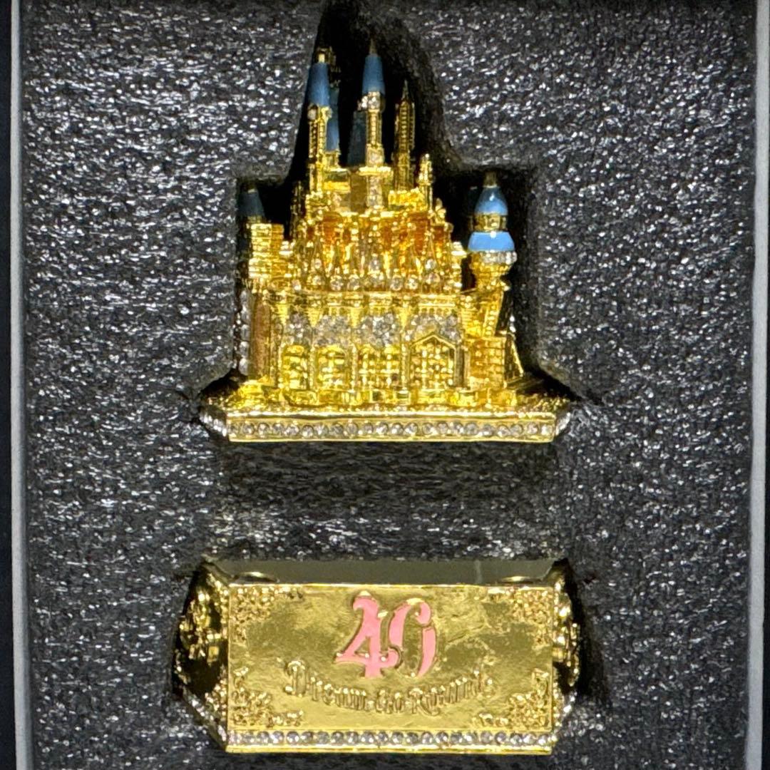 東京ディズニーランド 40周年 シンデレラ城　アクセサリーケース