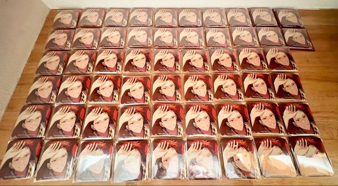 鬼龍紅郎 缶バッジ TRIP スクエア缶 56個