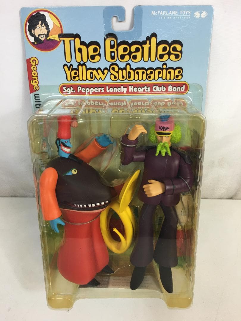 ☆未開封 ビートルズ イエローサブマリン フィギュア ４体セット マクファーレン