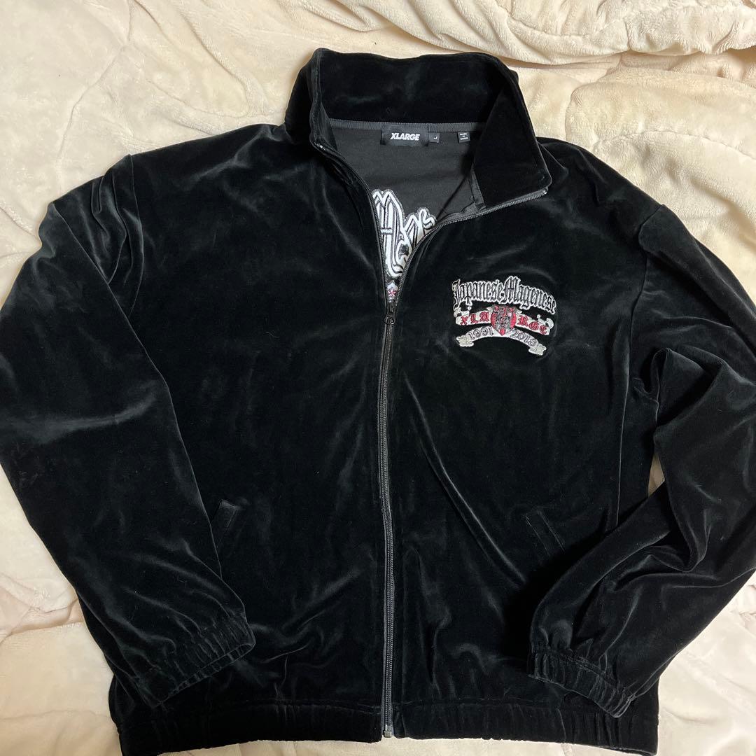 ジャパニーズマゲニーズ　X-LARGE ベロアトラックジャケット