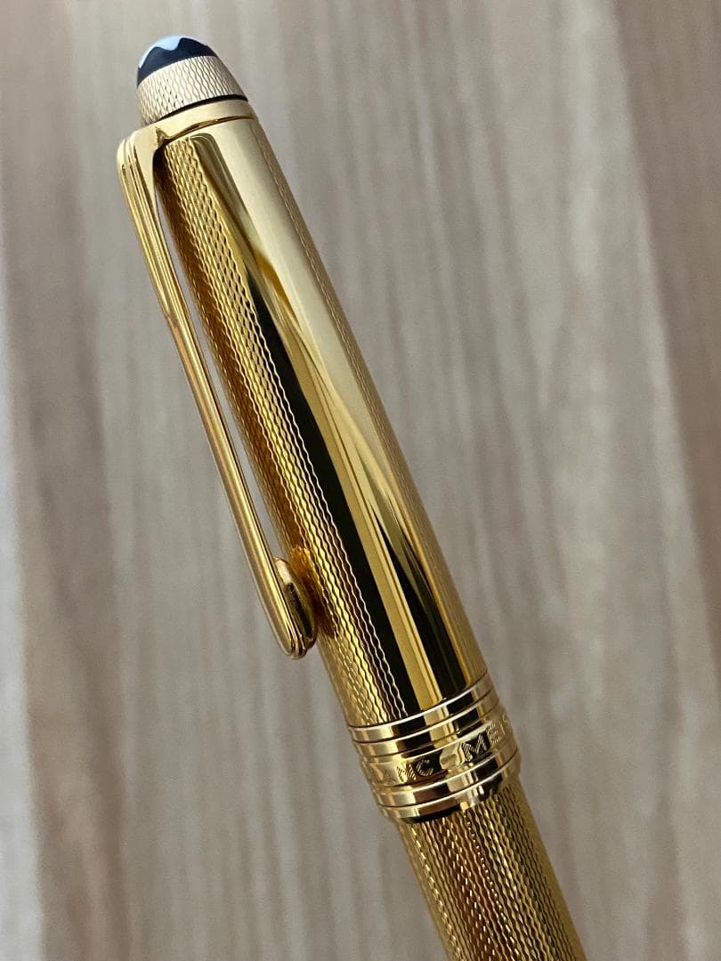 超美品 モンブラン ソリテール 1644 ゴールドプレート バーレイ ボールペン