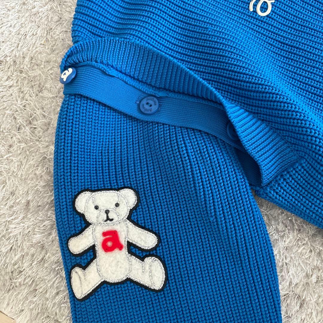 archivio 青色 クマ刺繍 セーター　サイズ36