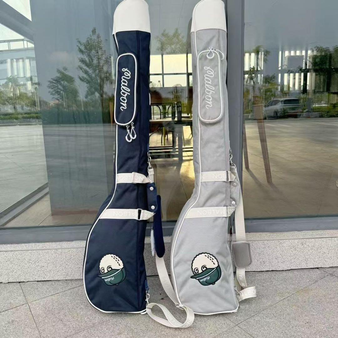 malbon マルポンゴルフ ゴルフバッグ ハーフキャディバッグ クラブケース灰