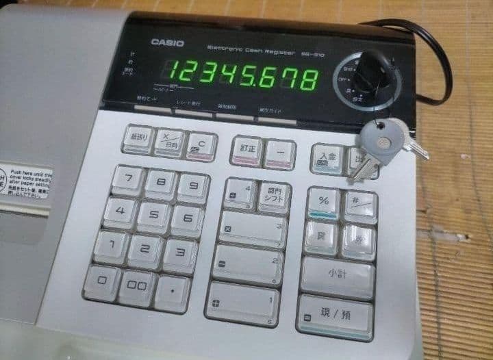 カシオレジスター　SE-S10　人気コンパクト送料無料　331177