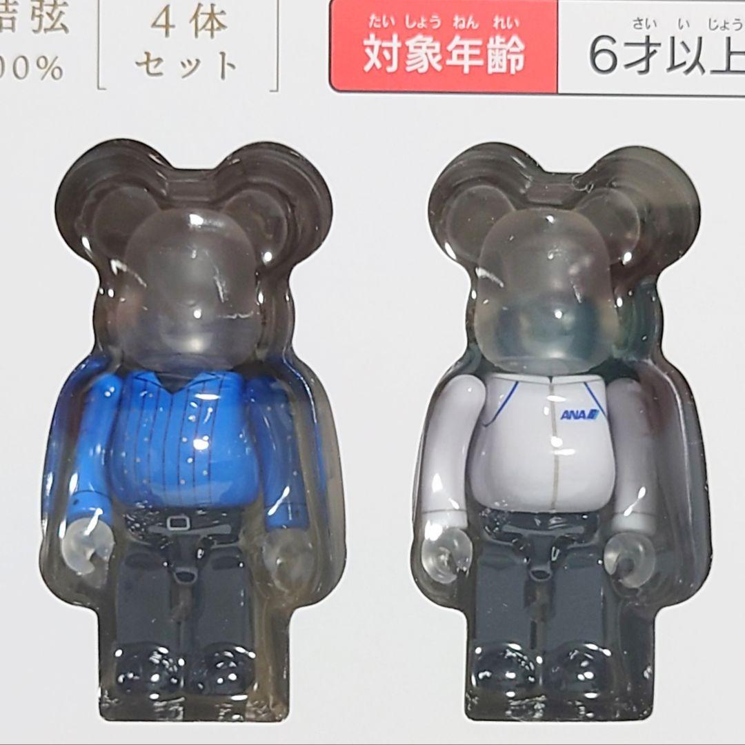 ANAオリジナル 羽生結弦 ベアブリック フライトベアぬいぐるみ アクスタセット