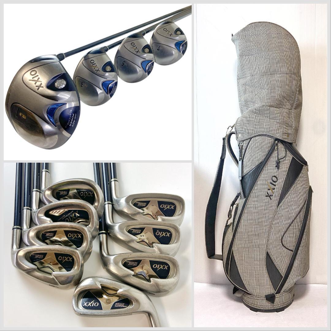 グリップ新品!!ゴルフセット☆XXIO 5代目☆ヘッドカバー付き/1046