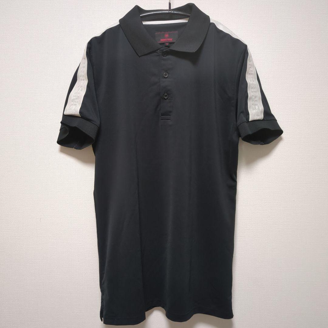 BRIEFING ブリーフィング 半袖 ポロシャツ メンズ ブラック