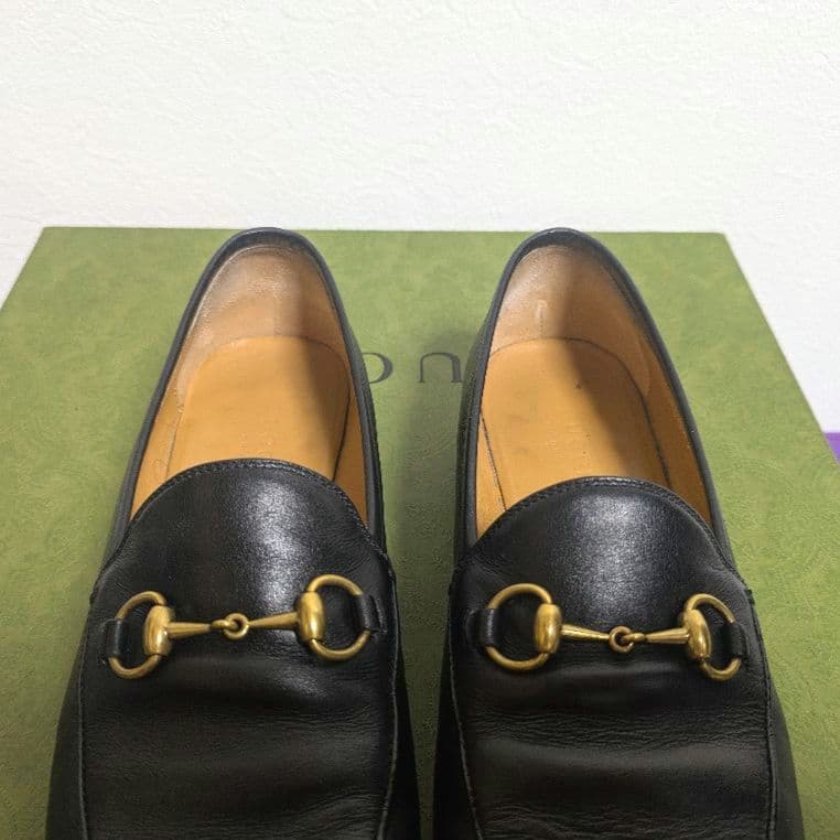美品　GUCCI　ホースビットローファー　ヨルダーン　黒　37