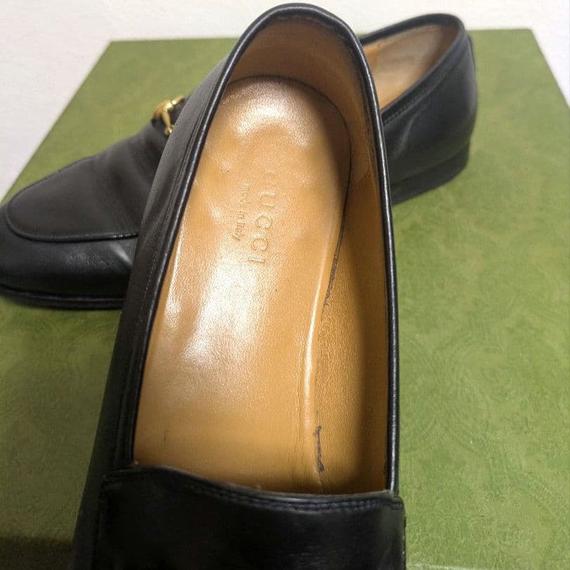 美品　GUCCI　ホースビットローファー　ヨルダーン　黒　37