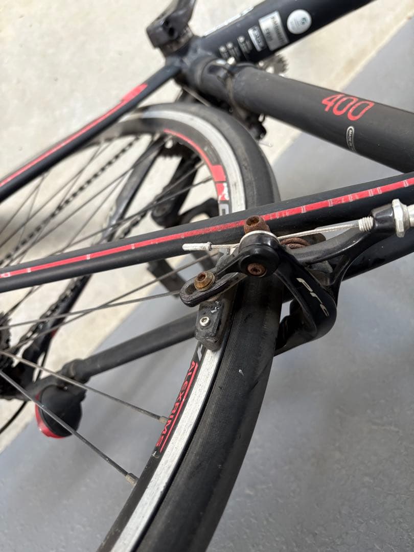 MERIDA ロードバイク ブラック/レッド SCULTURA 400 付属品多