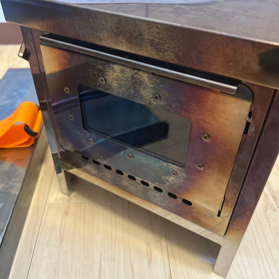 笑's 薪ストーブ 焚き火の箱 easy neo 煙突付き