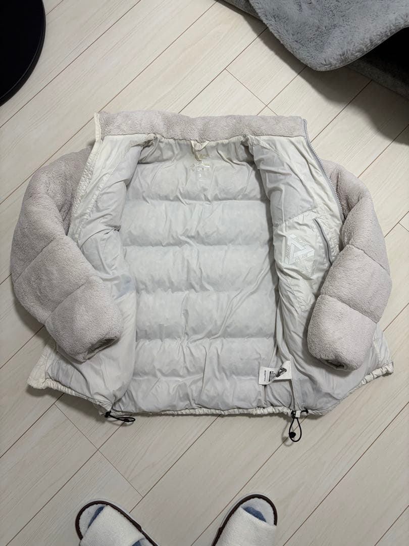 レア PALACE POLARTEC HIGH LOFT PUFFA WHITE