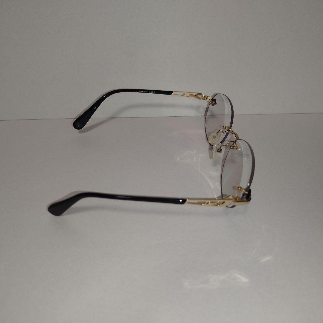 アイブレラ　クリアエバーS　ゴールドブラック　EB-41S　リムレスモデル