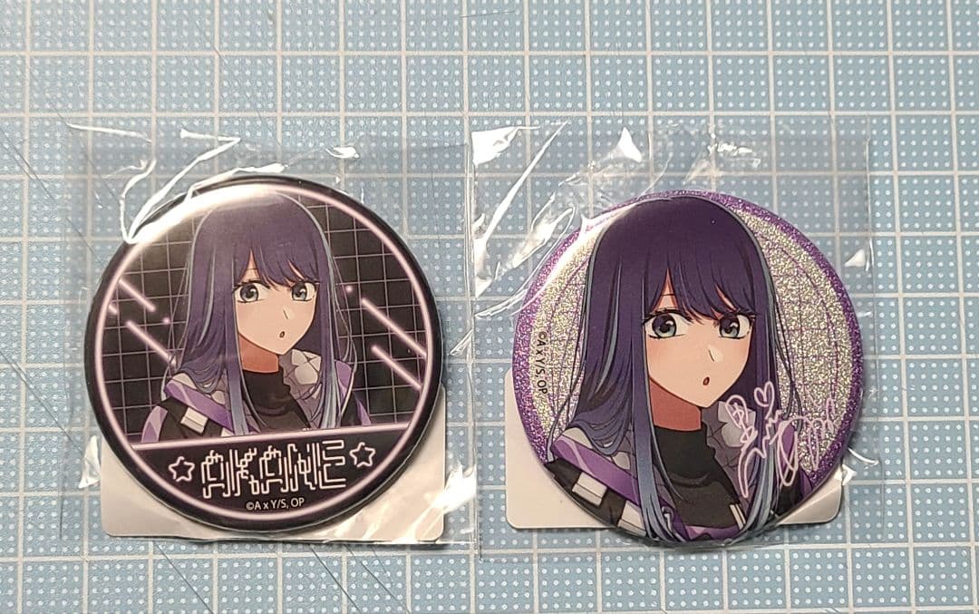 推しの子 黒川あかね　推し袋　缶バッジ　グリッター缶バッジ ドン・キホーテ