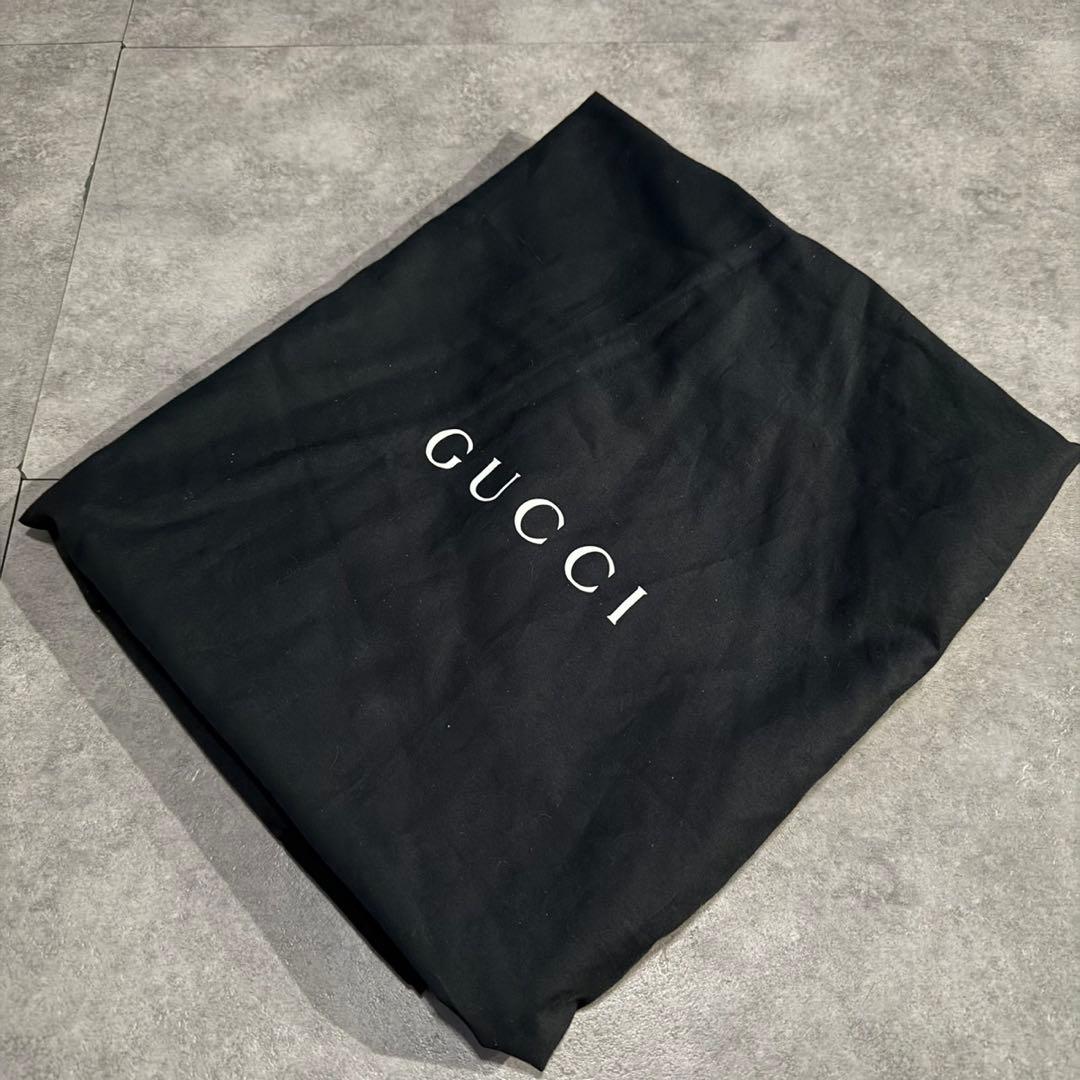 【裏地総柄❗️】GUCCI ダウンジャケット　ワッペンロゴ　ブラック　46 M